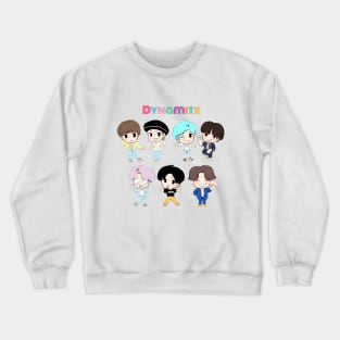 BTS DYNAMITE CHIBI Crewneck Sweatshirt